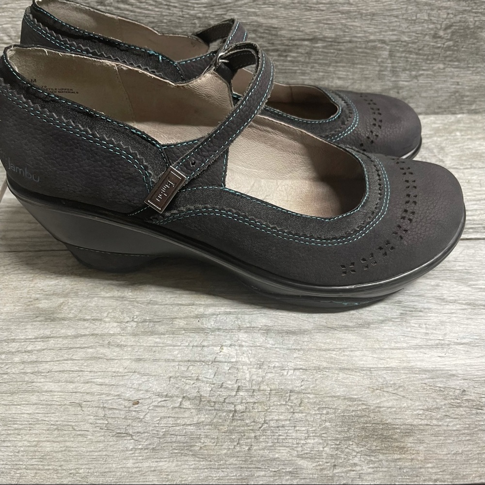 JBU JAMBU Lima Mary Jane Black And Blue Shoes Women’s 9.5. - Picture 2 of 8
